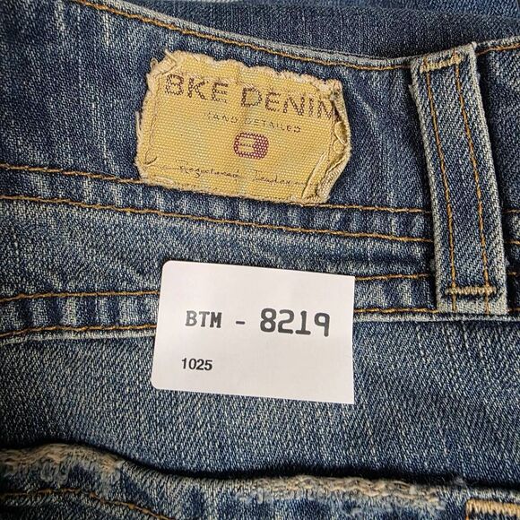 BKE Harbor Relaxed Crop Jeans women’s 30 Blue Denim - Picture 9 of 9